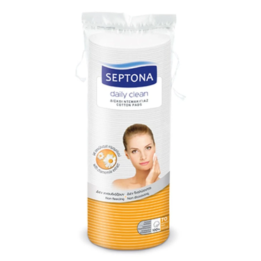 70 cotton pads to remove make-up Septona