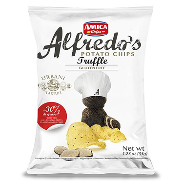 Chips Croustillantes Aromatisées à la Truffe Sans Gluten Alfredo Amica  100 g