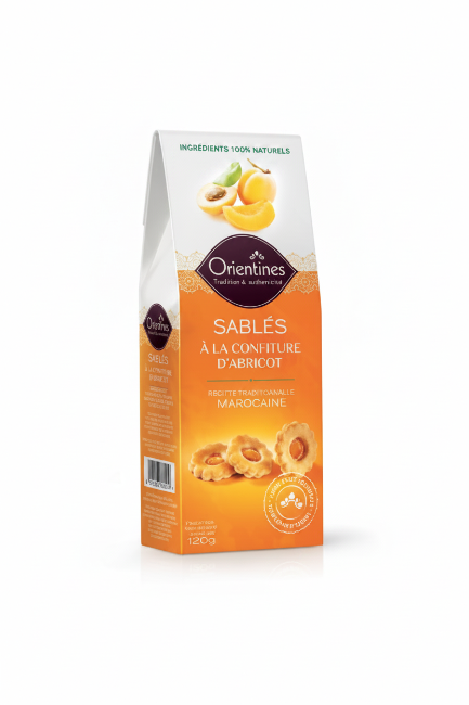 Oriental Apricot Jam Biscuits 120g