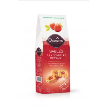 Sablés à la Confiture de Fraise Orientines 150g