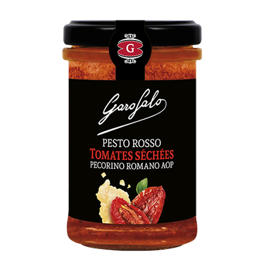 Pesto Rosso Tomates Secos Pecorino Romano DOP Garofalo 175 g