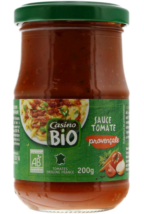 كازينو صلصة الطماطم العضوية البروفنسالية 200 جم