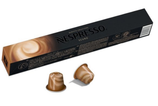 10 Capsules Scuro (Créations Barista) Intensité N° 8 Nespresso