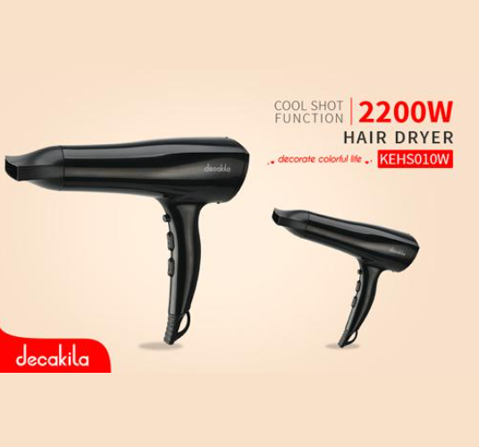Sèche-cheveux à Fonction de Tir Cool 2200W  Decakila