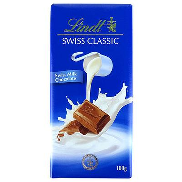 Lindt Swiss Classic Milk Chocolate 100g
