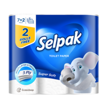 9 Super Soft Selpak Rolls