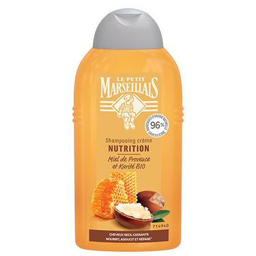 Shampoing Crème Nutrition Miel de Provence et Karité Bio Le Petit Marseillais  250 ml