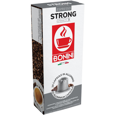 10 Nespresso Strong Bonini Compatible Capsules