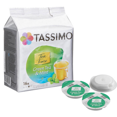 Capsules Tea Time Thé Vert La Menthe, TASSIMO