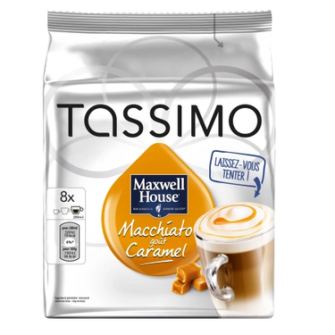 8 Tassimo Maxwell House Macchiato Caramel Flavor Capsules