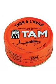 تونا بالزيت النباتي تام 165 غ