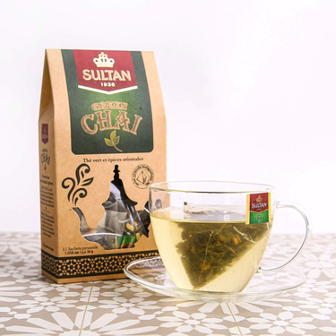 Infusion Green Tea And Oriental Spices Green Chai Sultan 15 Sachets