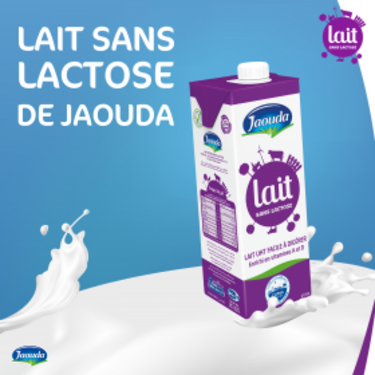 Jaouda Lactose Free Whole Uht Milk 1L