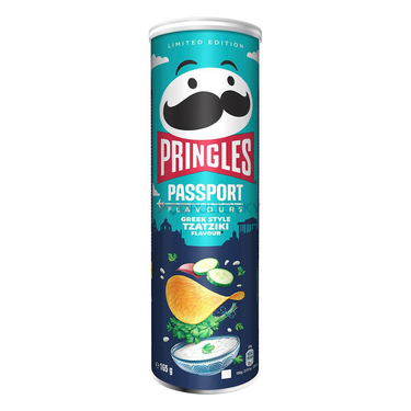 Pringles Passport Greek Style Tzatziki Flavor Crisps 165g