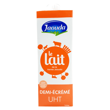 Lait Uht Demi Écrémé Jaouda 1l.