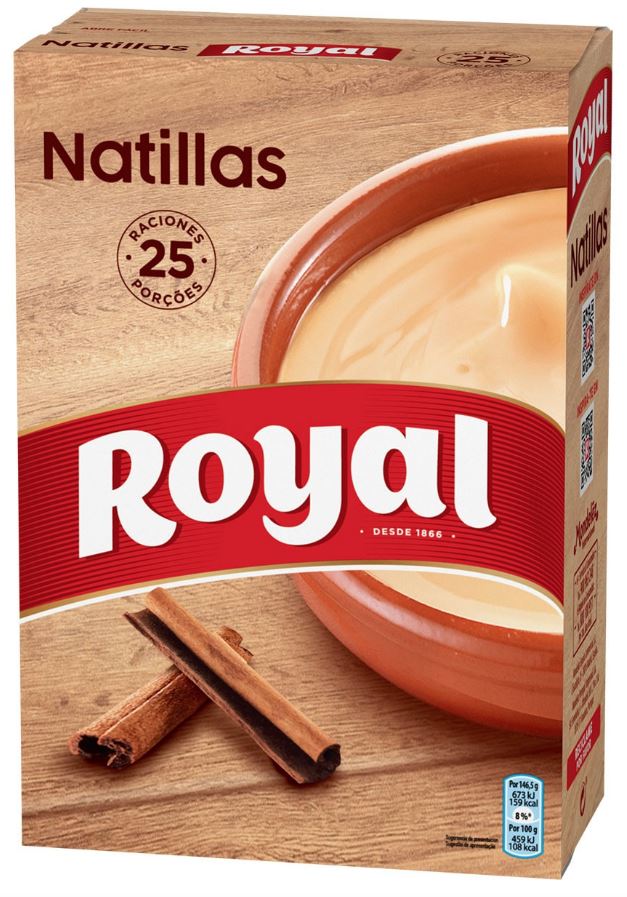 Natillas 25 rations 5x20g Royal 100g
