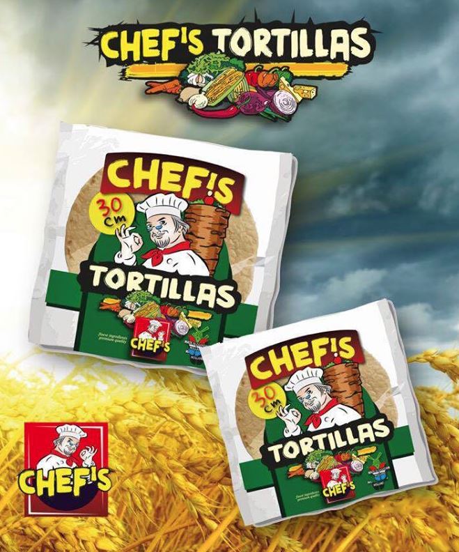 Tortillas Chef's  25cm     (Made in Hollande) 370 g